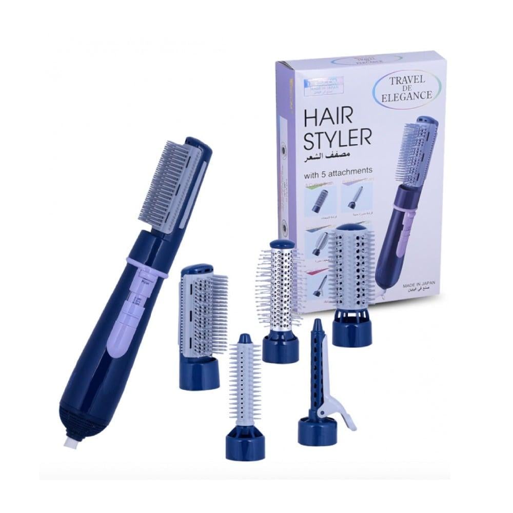 استشوار تسكوم 5 قطع الازرق 750w