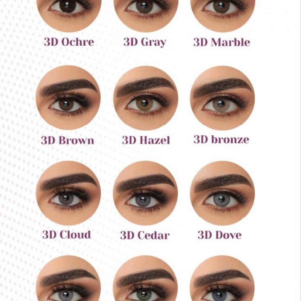 عدسات ملونة من ثري دي كولورز - كلاود