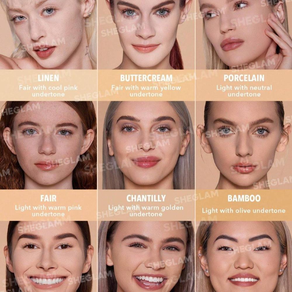 شيجلام بودرة اساس بتغطية عالية من سكين فوكاس - بورسلين 11 غم