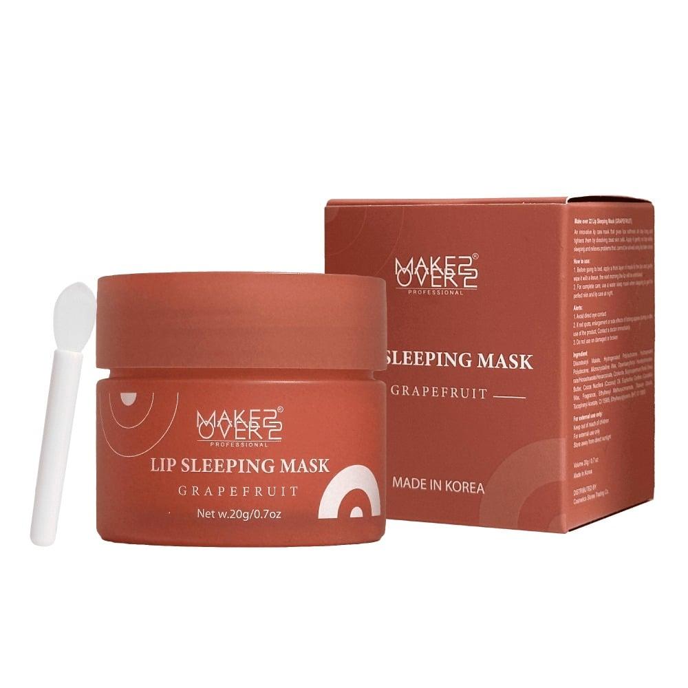 ماسك الشفاه المرطب الليلي ميك اوفر22 جريب فروت