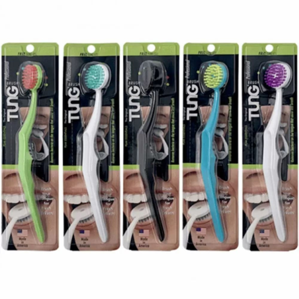 فرشاة تنظيف اللسان من تنج