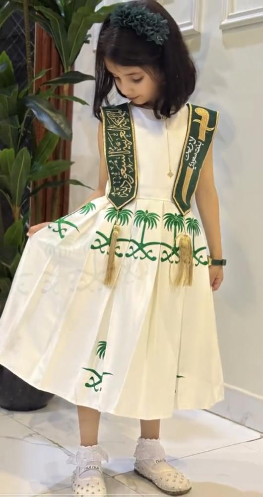 فستان اليوم الوطني بشكل جديد