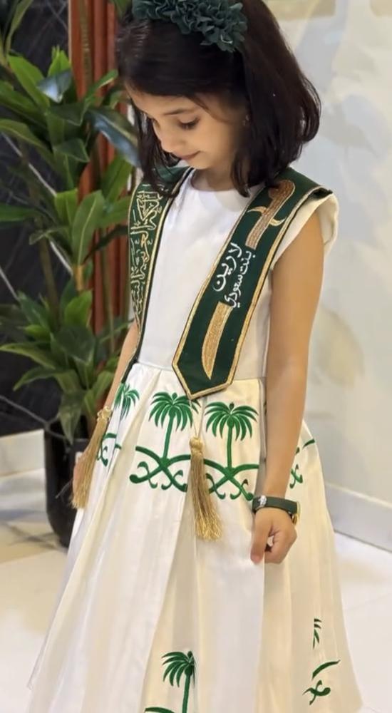 فستان اليوم الوطني بشكل جديد