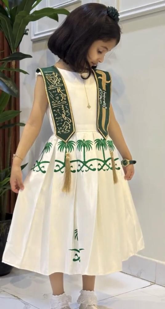 فستان اليوم الوطني بشكل جديد