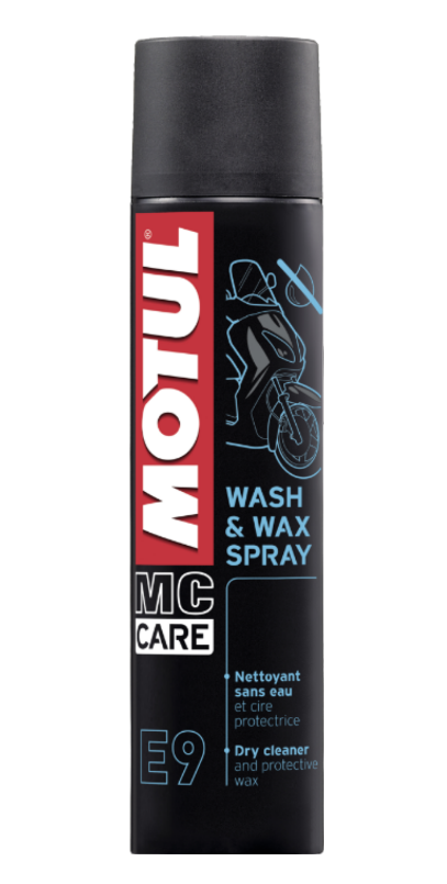 موتول غسيل وواكس خاص بالدراجات MOTUL E9 WASH & WAX SPRAY 0.400L