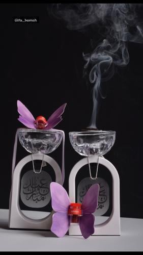 مبخره +زعفران تشمل ( عباره عيدكم مبارك و شرفتونا )