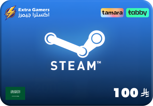 بطاقة ستيم سعودي | 100 ريال | Steam