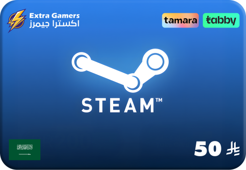 بطاقة ستيم سعودي | 50 ريال | Steam