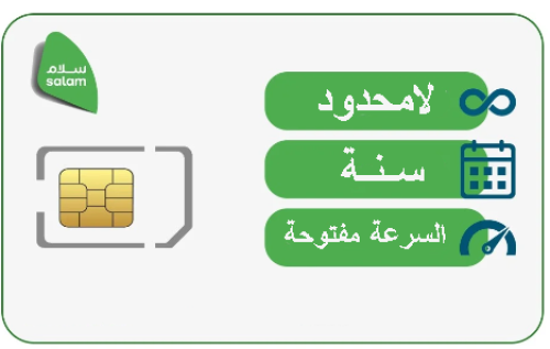 شريحة سلام سنة لامحدود