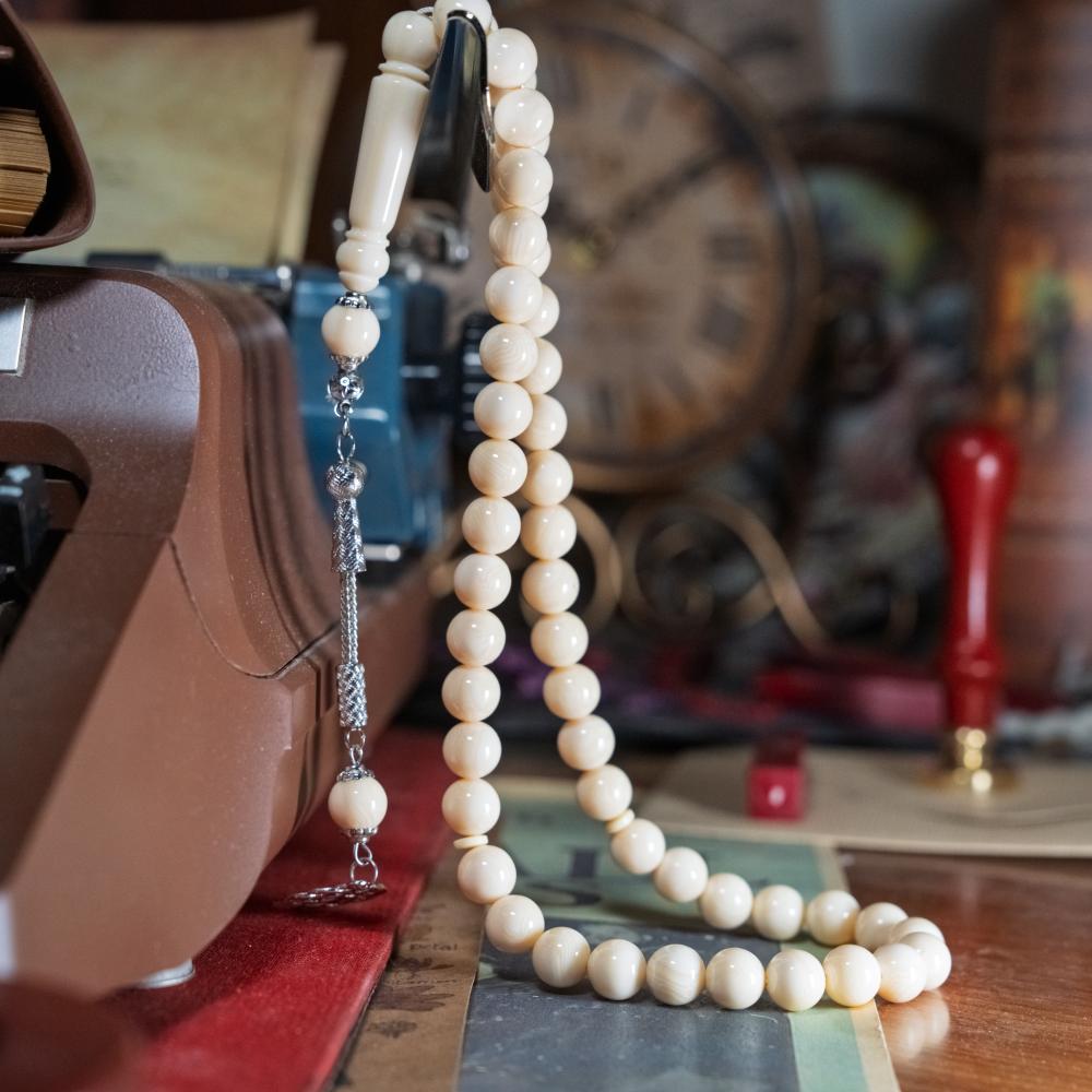 سبحة بكلايت بصمة عاج