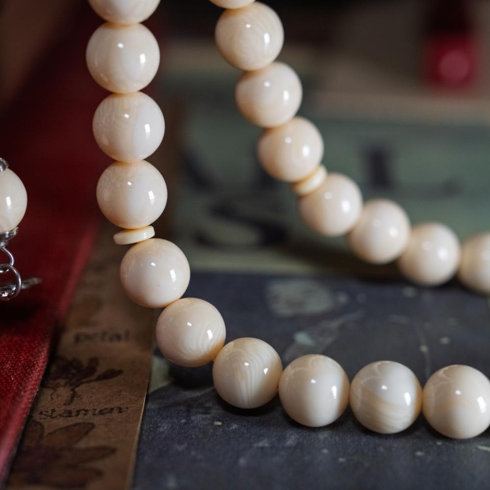 سبحة بكلايت بصمة عاج