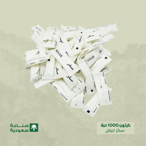 كرتون أصابع سكر 1000 حبه