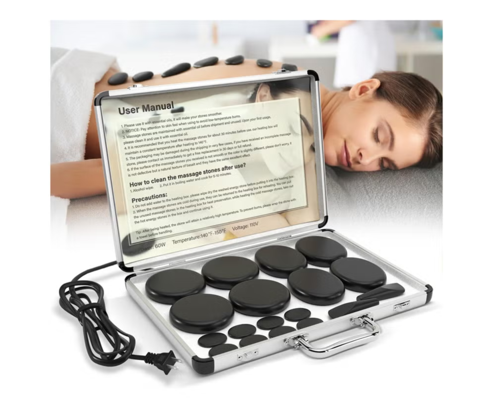سخان أحجار المساج سبا – Global Star Hot Stone Spa Heater