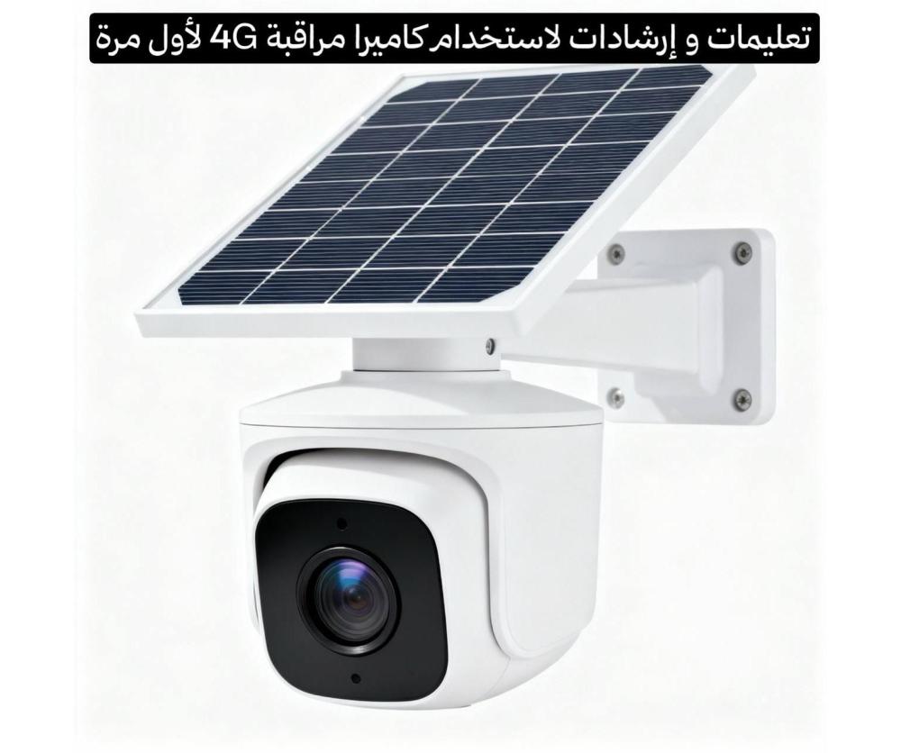 تعليمات و إرشادات لاستخدام كاميرا مراقبة 4G لأول مرة
