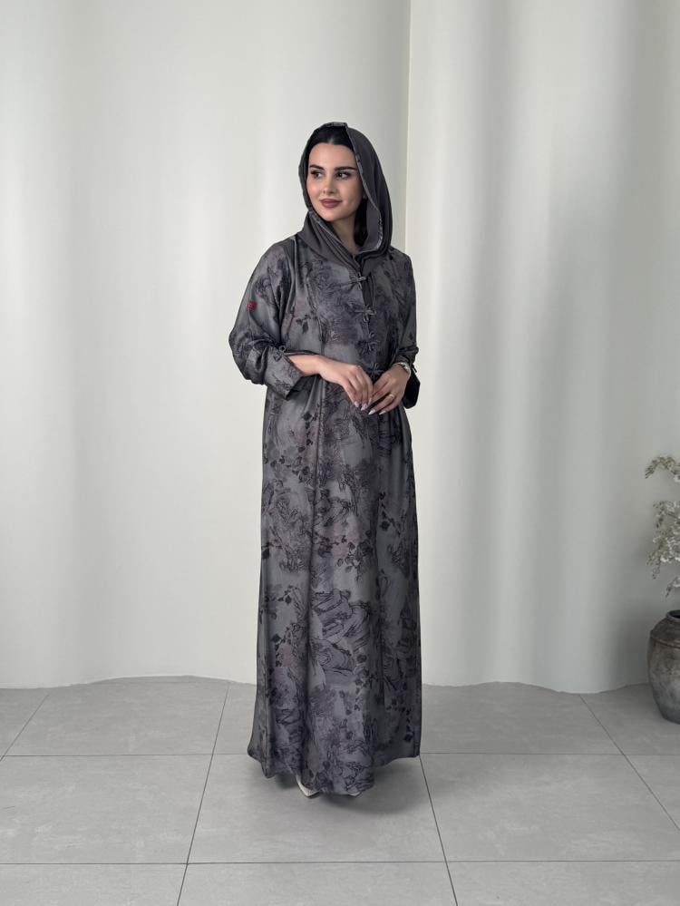 عباية D460- رمادي