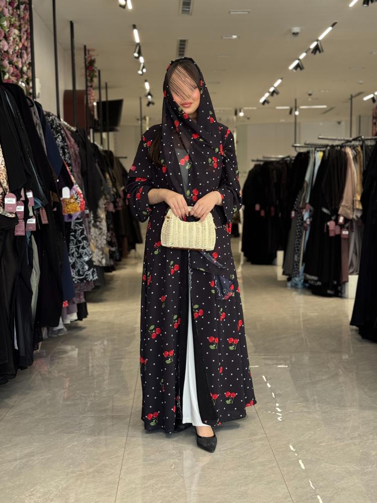 عباية D517 - كرز