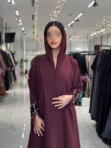 عباية D229-عنابي