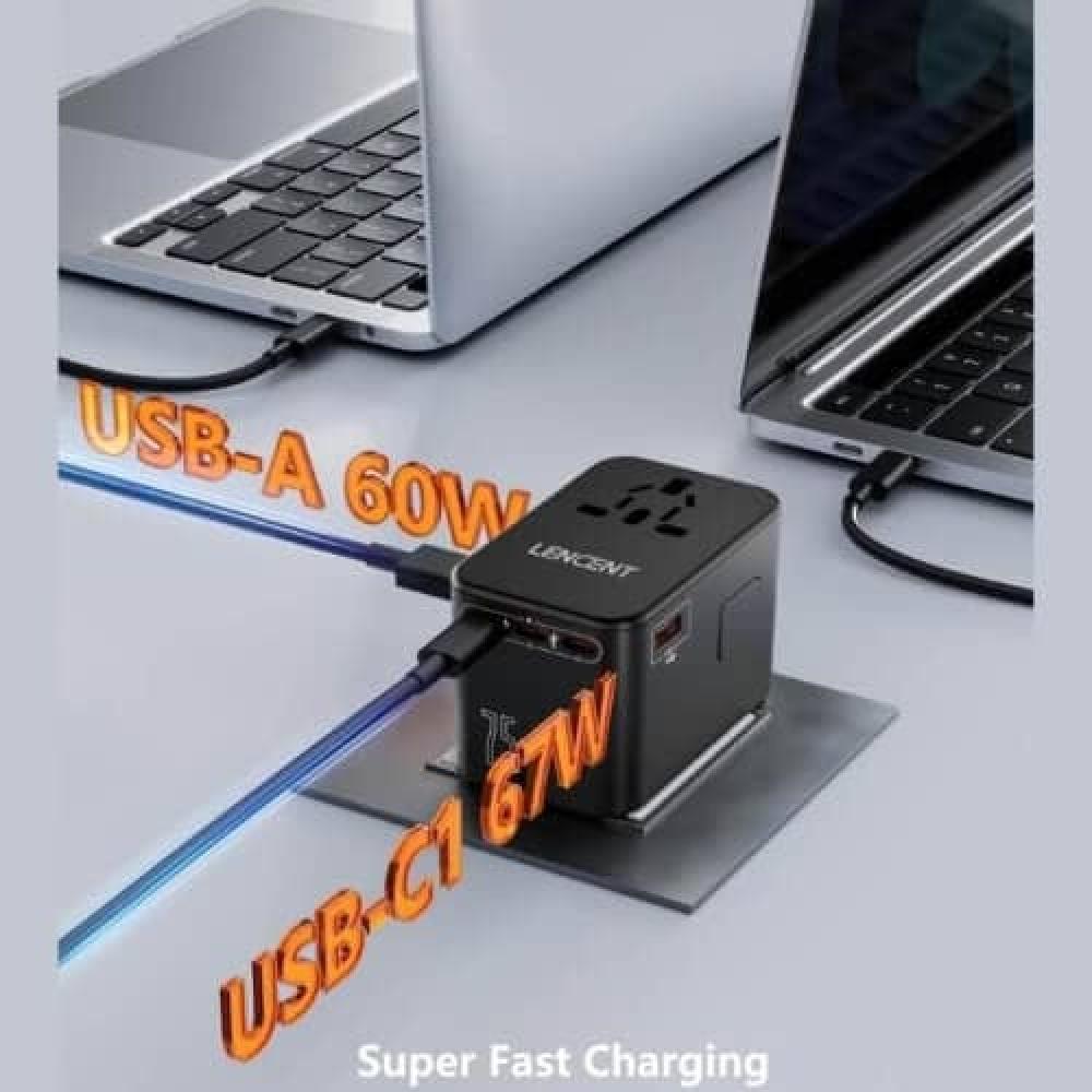 فيش سفر عالمي قوي وسريع جدا متوافق مع أفياش 200 دولة وبسرعة شحن 75 واط