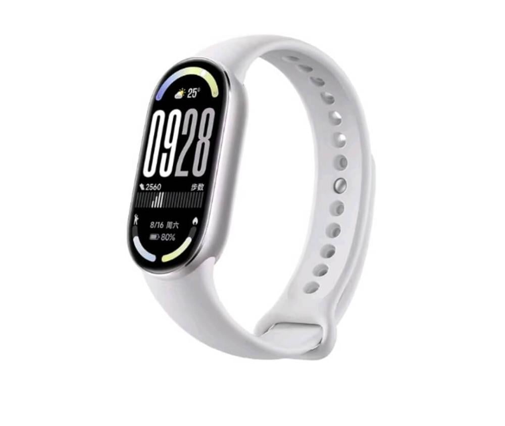 سوار شاومي 10 نسخة صينية Mi Smart Band 10: الأناقة المتطورة والبطارية التي تدوم 21 يومًا لون سيلفر!