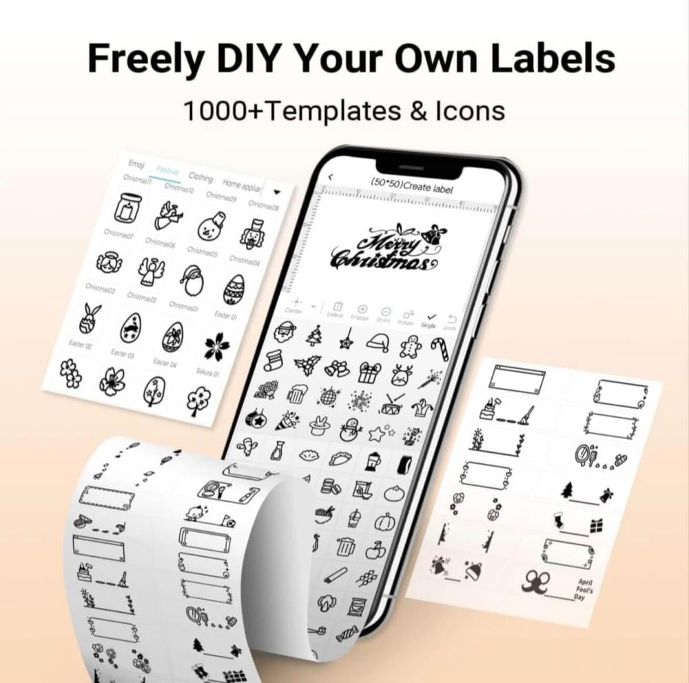 فوميمو طابعة ملصقات الباركود M221 3 انش حرارية محمولة بلوتوث للاعمال الصغيرة / الاستخدام المنزلي للباركود والعنوان والشعار والبريد والملصقات متوافقة مع الجوال والكمبيوتر الشخصي ابيض