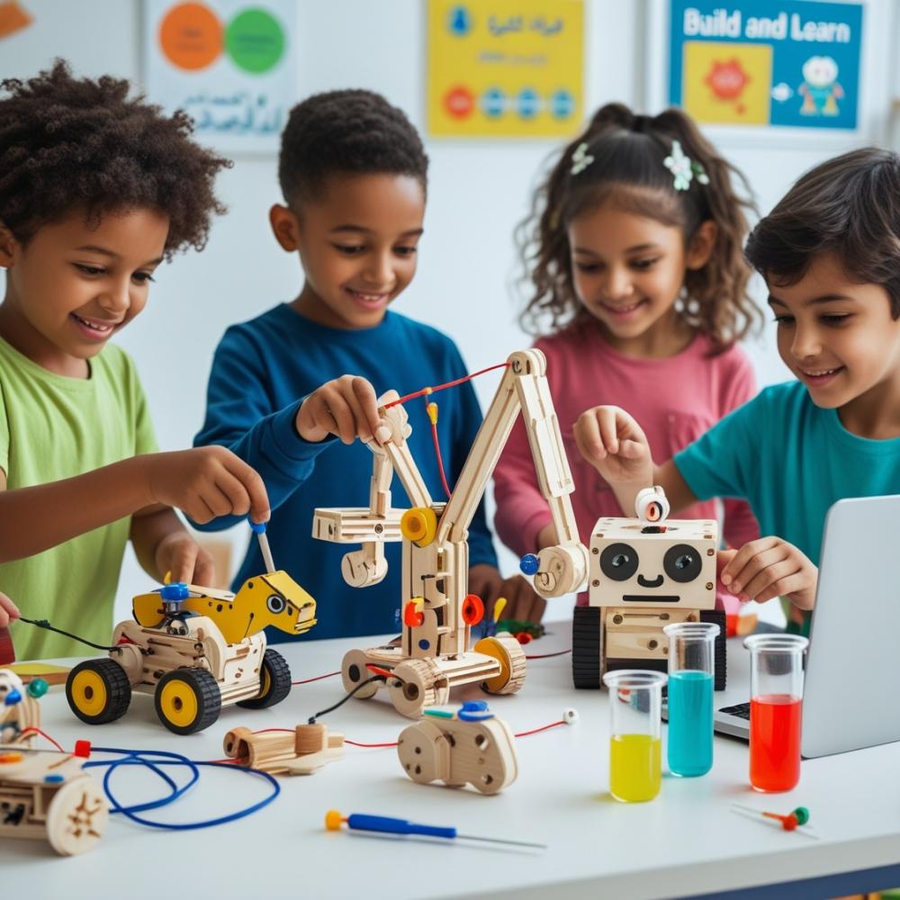 لعبة تعليمية بالطاقة الشمسية والرياح لتنمية مهارات الطفل