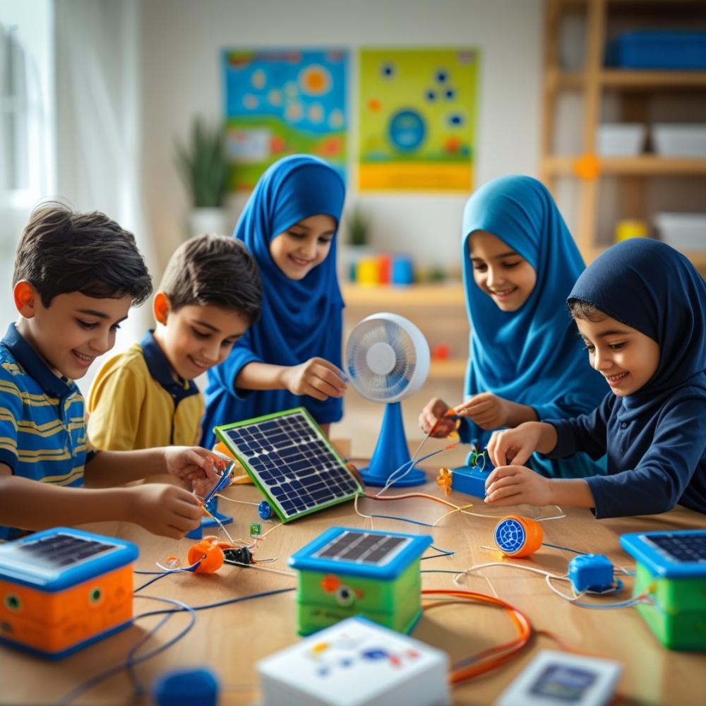 تجربة ثلاثية في استكشاف الطاقة: شمسية وهوائية وكهرومائية!