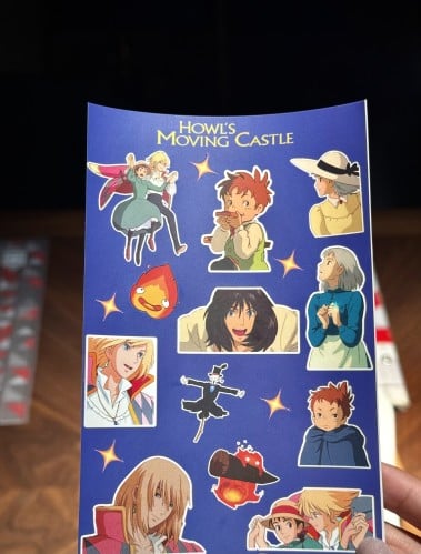 ملصقات howl's moving castle