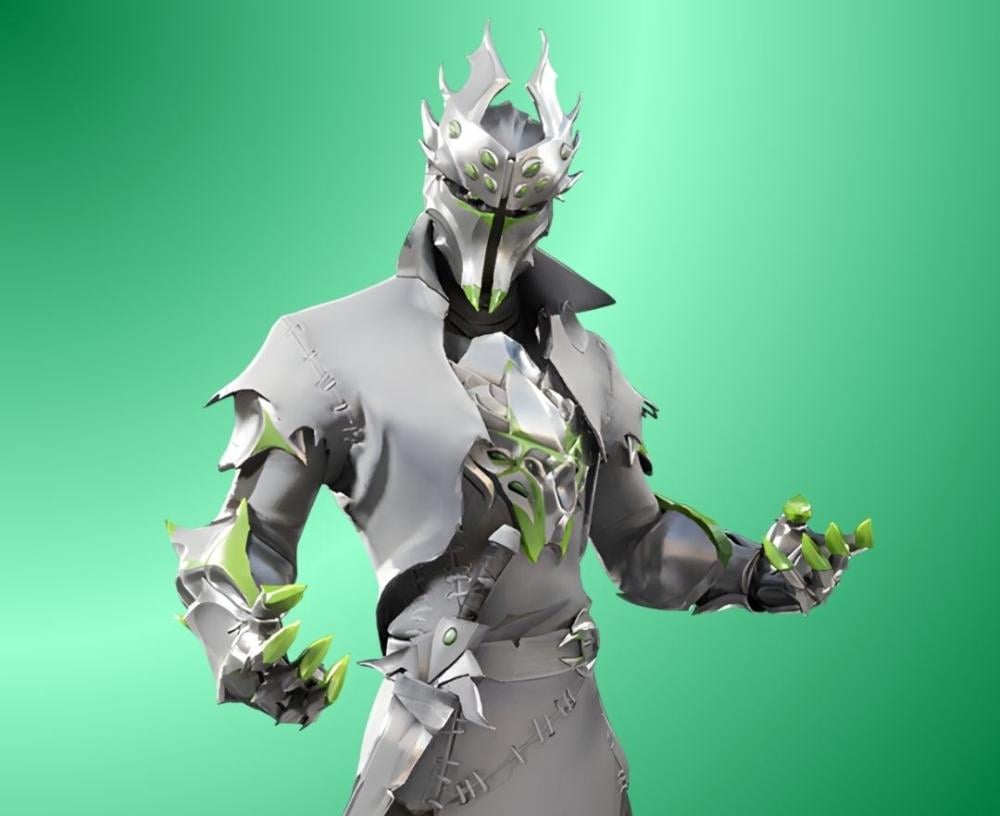Green Spider Knight Fortnite CARD PANINI FORTNITE RELOADED 2020