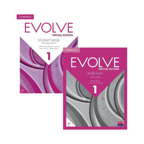 كتاب انجليزي ايفولف 1 EVOLVE مع الكود