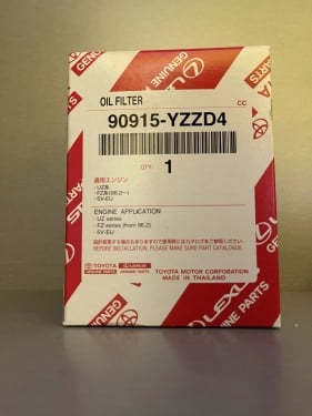 فلتر زيت تويوتا الأصلي TOYOTA OIL FILTER 90915-YZZ...