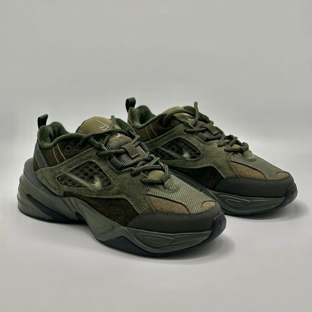 Nike m2k tekno olive green hotsell