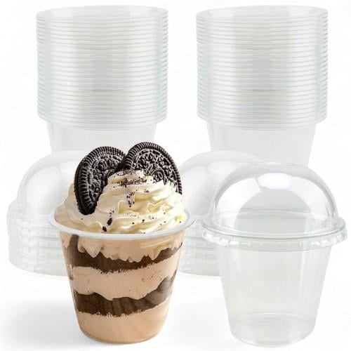 كاسات شفاف مقاس 8 اونص (ربطة - شدة )
