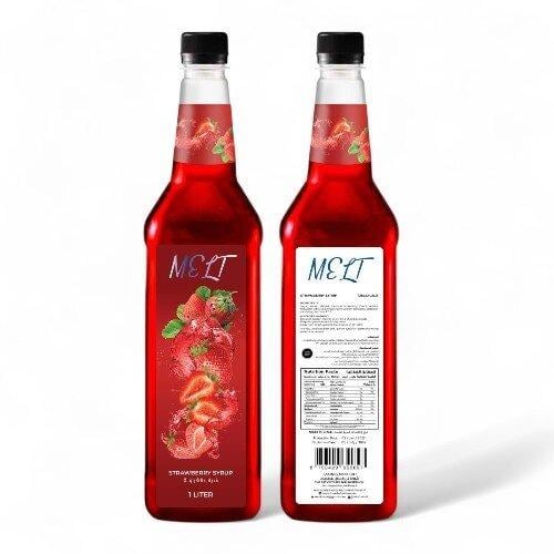 سيروب الفروالة الطبيعي ميلت