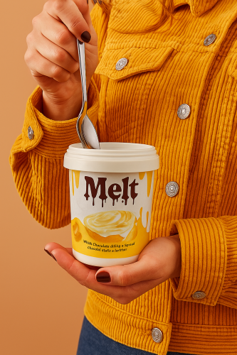 صوص حشوة وايت شوكلت للقهوة والحلويات مذاق لايقاوم