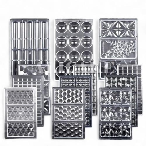 قوالب اكريلك شوكلاتة اشكال مختلفة حجم كبير