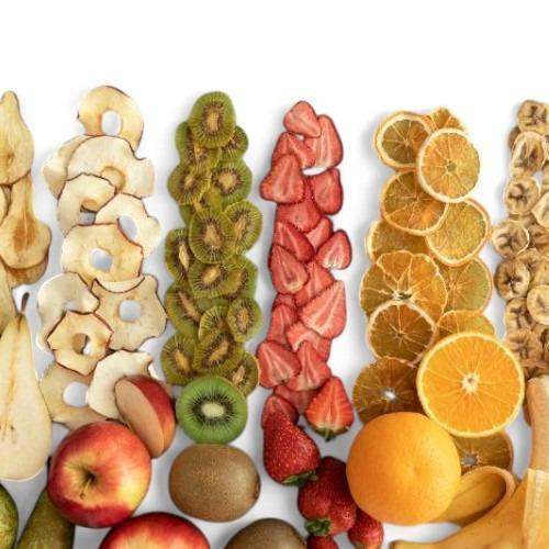الفواكة المجففة بنكهات متعددة