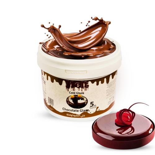 صوص سائل تزين الكيك جلي نكهة الشوكلاتة