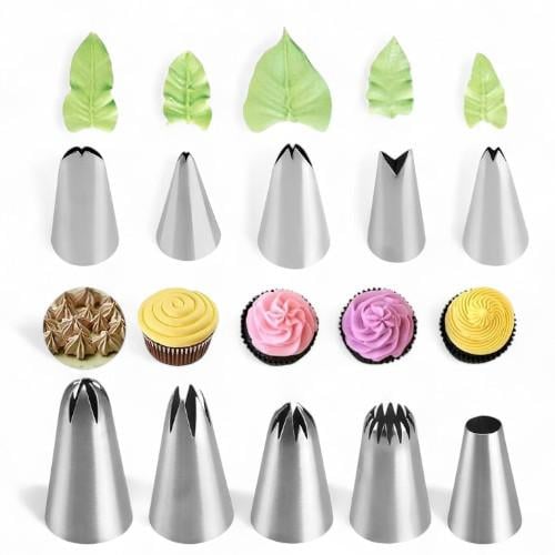 طقم  بلابل رؤؤس تزين الكيك 12 قطعه