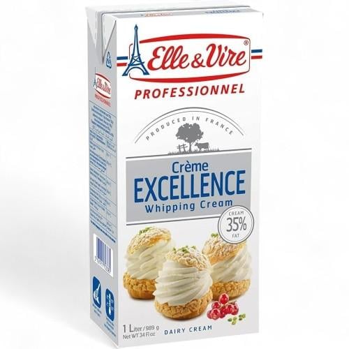 كريمة خفق إيلي أند فير 1 لتر Elle & Vire Excellenc...