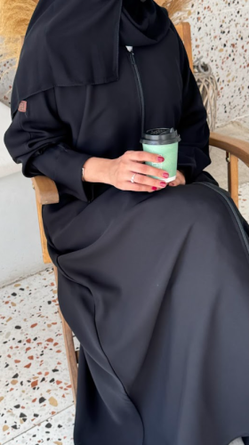 عباية بسحاب سادة 114