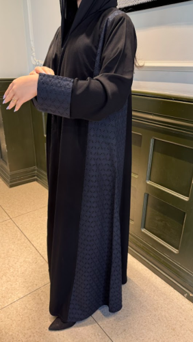 عباية رسمية بأكمام كحلي 001111