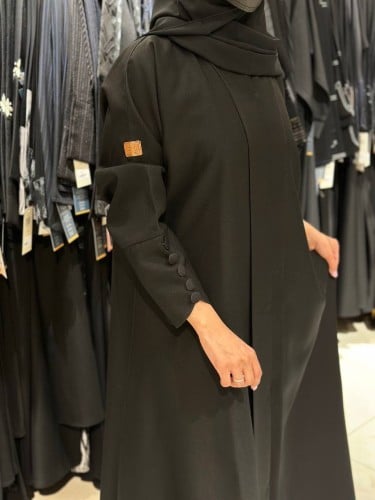 عباية قماش لمار ساده 124