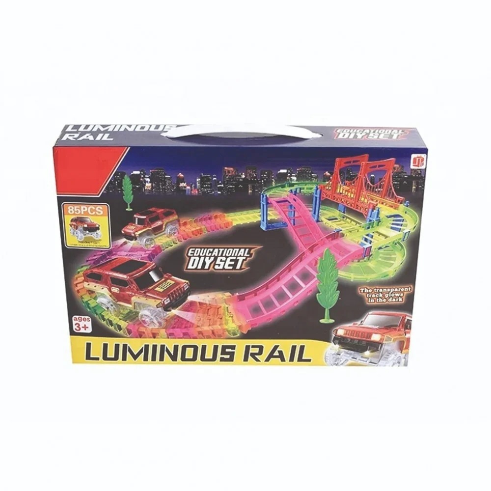 مسار سيارات مضيء