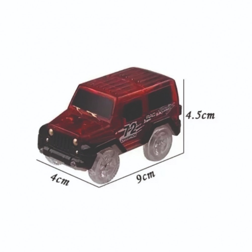 مسار سيارات مضيء