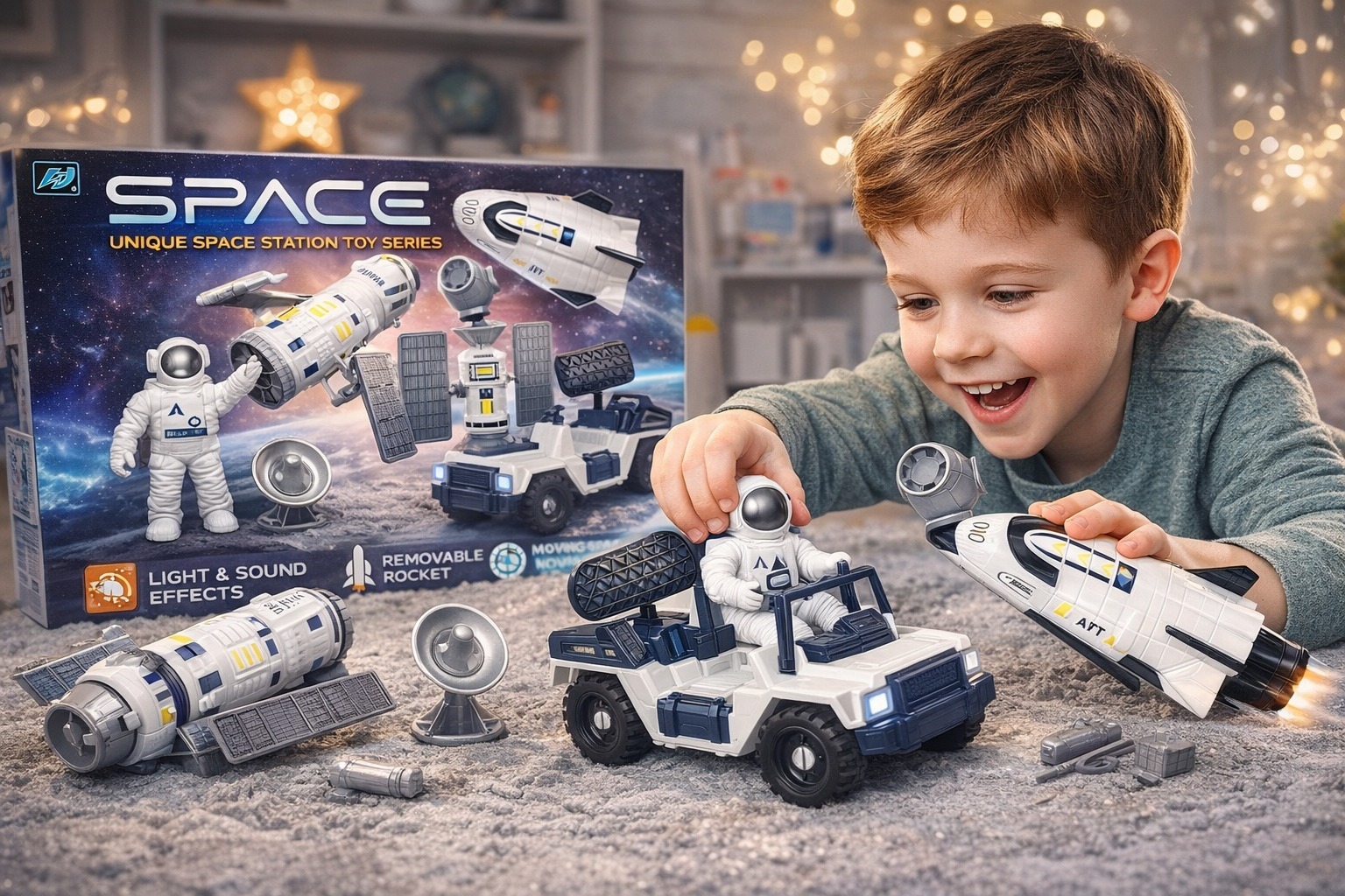 لعبة محطة الفضاء للأطفال