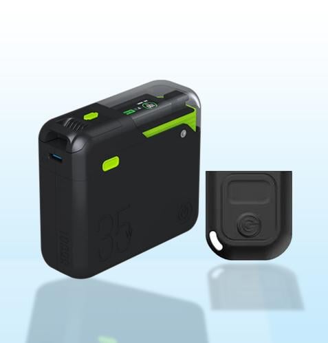 بطارية تايتن بقوة 5000mah + جي تاق