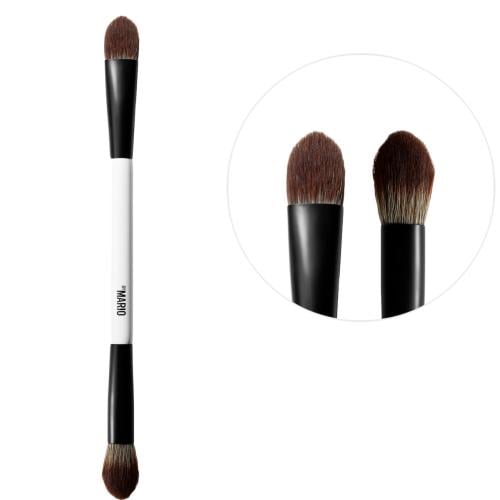 MAKEUP BY MARIO EF1 Dual-Ended Cream & Powder Brush