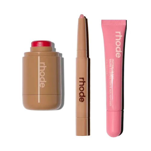 Rhode the edits BLUSH + LIP TRIO