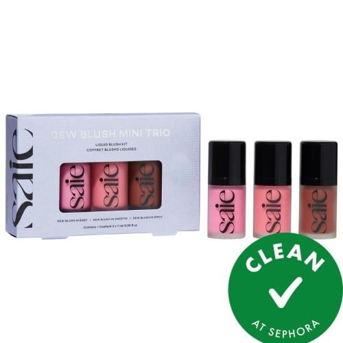 Saie dew blush mini trio