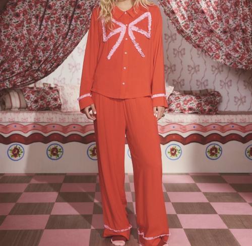 Red bow pyjama